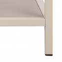 Bokhylla \'Seaford\' 114x78cm - Grå