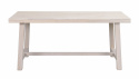 Matbord \'Brooklyn\' 170x95cm - Vitpigmenterad Ek