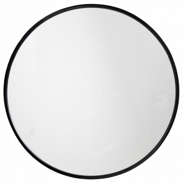 Spegel 'Rund' 80cm - Svart
