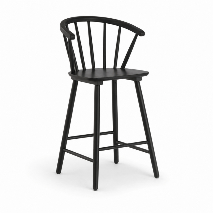 Barstol \'Astrid\' - Svart i gruppen Möbler / Sittmöbler / Barstolar hos Reforma (1092B-black)