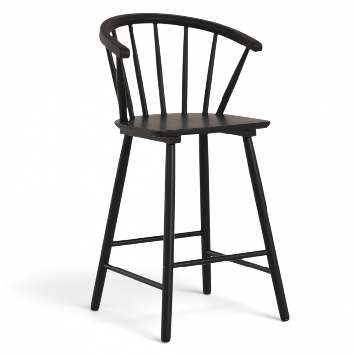 Barstol \'Astrid\' - Svart i gruppen Möbler / Sittmöbler / Barstolar hos Reforma (1092B-black)