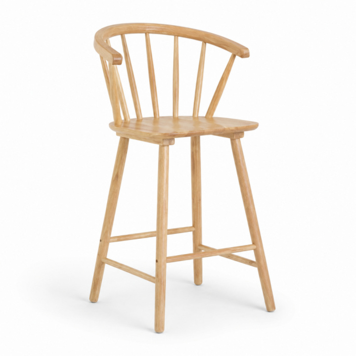Barstol \'Astrid\' - Vitpigmenterad i gruppen Möbler / Sittmöbler / Barstolar hos Reforma (1092B-white-pigmented)
