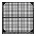 Vägghylla box \'Wire\' 4 hyllplan - Svart