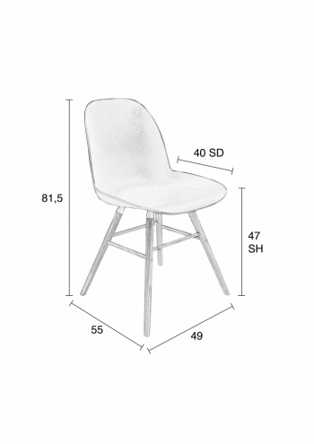 Stol \'Albert\' - Mrkgr