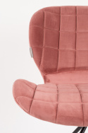 Stol \'Omg\' - Sammet/Rosa