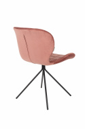 Stol \'Omg\' - Sammet/Rosa