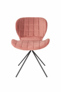 Stol \'Omg\' - Sammet/Rosa