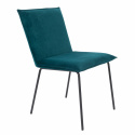Stol \'Floke\' - Sammet/Blå