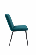 Stol \'Floke\' - Sammet/Blå
