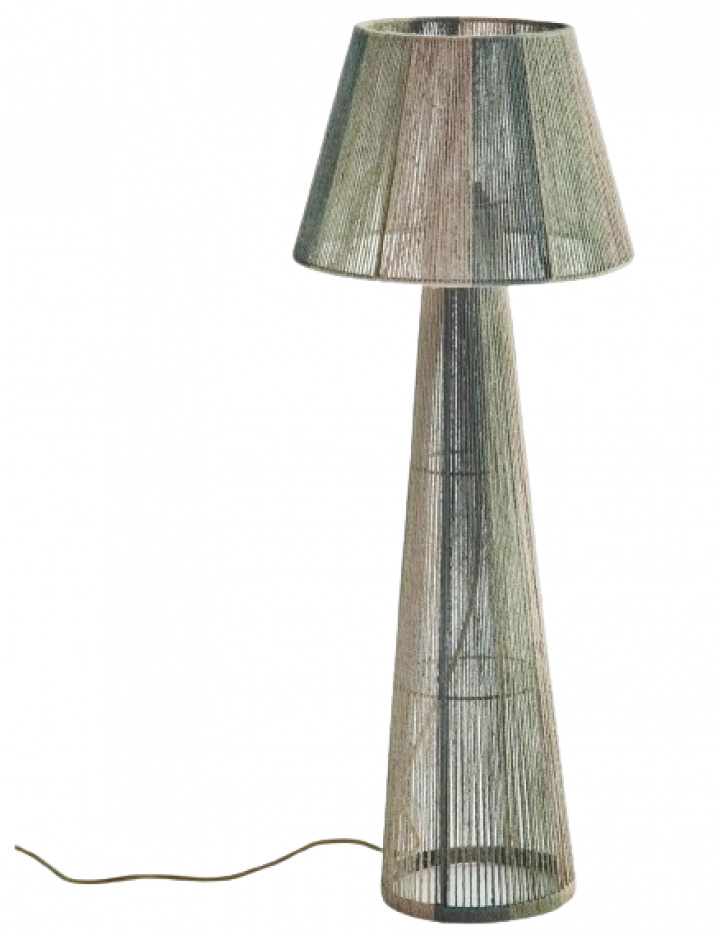 Golvlampa 'Jute' - Grön