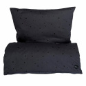 Bäddset \'Dot\' - Svart 200cm