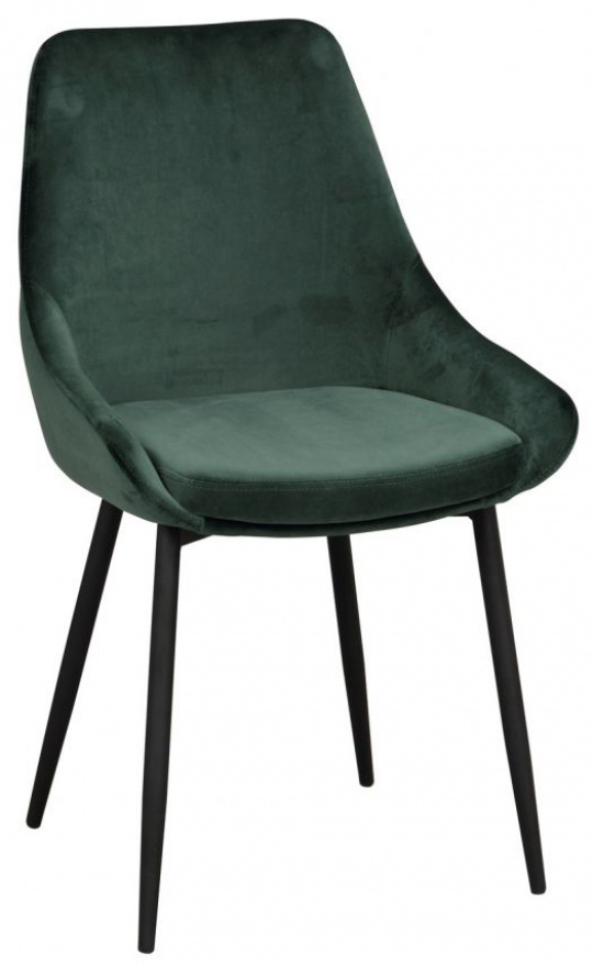 Stol \'Sierra\' - Grn Sammet/Svart