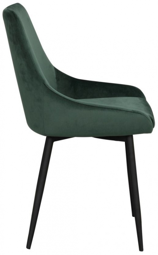 Stol \'Sierra\' - Grn Sammet/Svart