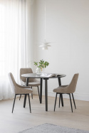 Matbord \'Lotta\' - Svart Ø106cm