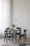 Matbord \'Lotta\' - Svart Ø106cm