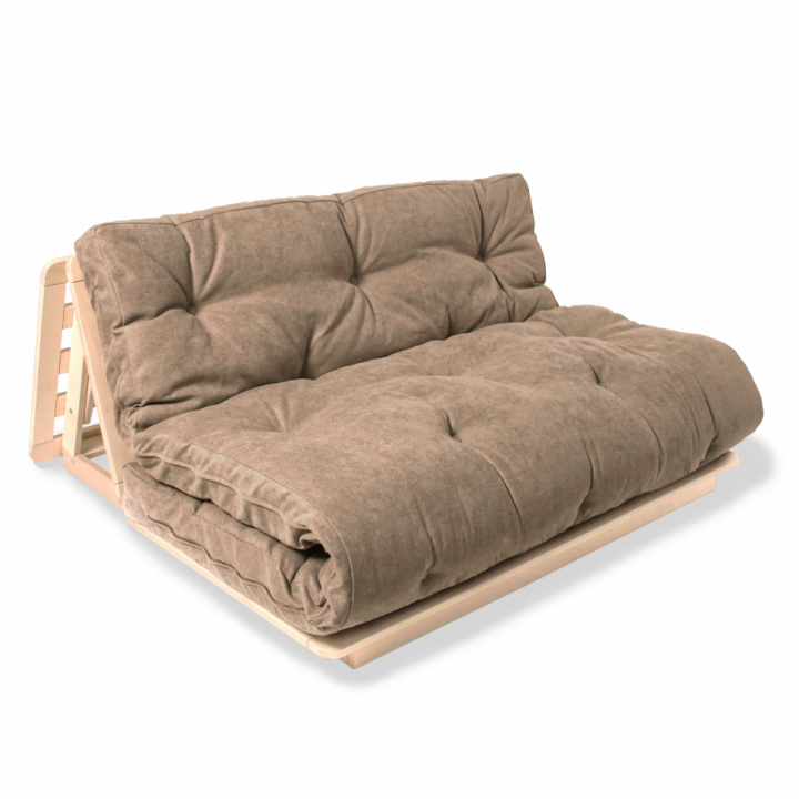 Dagbdd \'Layti 140 Futon\' - Natur/Beige i gruppen RUM / Trdgrd / Balkong / Stolar hos Reforma (1117)