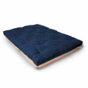 Dagbädd \'Layti 140 Futon\' - Natur/Blå