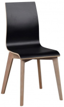 Stol \'Gracy\' - Svart/Vitpigmenterad