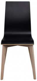 Stol \'Gracy\' - Svart/Vitpigmenterad