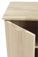 Sideboard \'Filippa\' 122x85cm - Ek/Vitpigmenterad