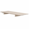 TiIläggsskiva \'Filippa\' 45x120cm - Vitpigmenterad Ek 