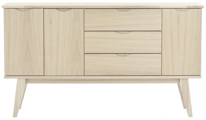 Sideboard 'Filippa' 150x85cm - Ek/Vitpigmenterad
