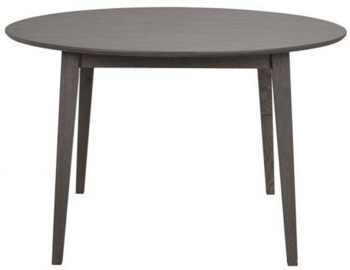 Matbord 'Filippa' Runt 120cm - Mörkbrun