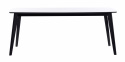 Matbord \'Olivia\' - Vit/Svart 190x90cm