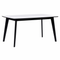 Matbord \'Olivia\' - Vit/Svart 150x90cm