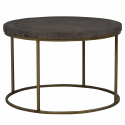 Soffbord \'Dalton\' Rund - Brun