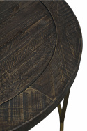 Soffbord \'Dalton\' Rund - Brun