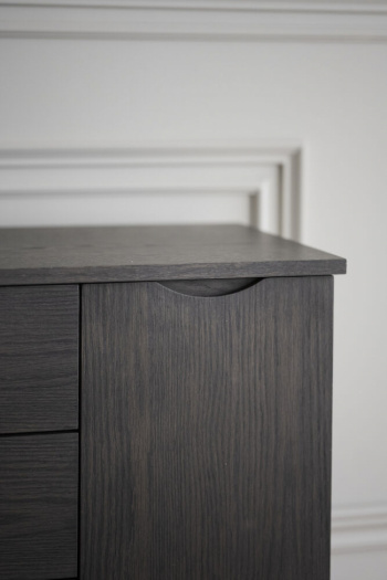 Sideboard \'Filippa\' 122x85cm - Mörk ek