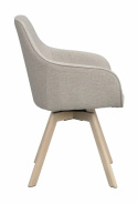 Karmstol \'Alison\' - Beige/vitpigmenterade