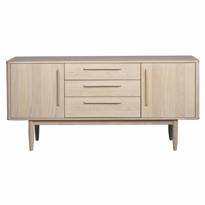 Sideboard \'Minzin\' 160 cm - Vitpigmenterad Ek i gruppen Möbler / Hyllor & förvaring / Sideboards hos Reforma (118457)