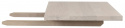 Tilläggsskiva \'Everett\' - Vitpigmenterad Ek 50x100cm
