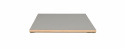 Iläggsskiva \'Dawsone\' - Vitpigmenterad Ek/Grå 45x90cm