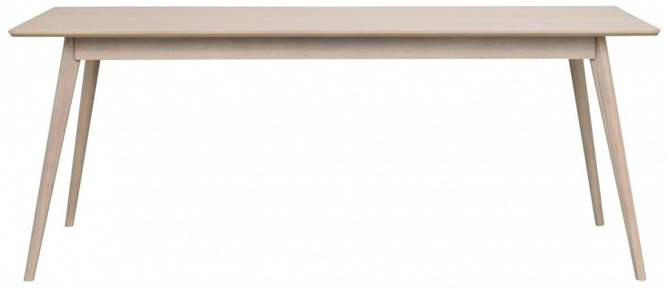 Matbord \'Yumi\' - Vitpigmenterad ek 190x90cm