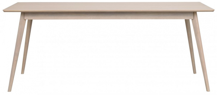 Matbord 'Yumi' 190x90cm - Vitpigmenterad ek