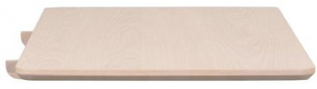 Tillggsskiva \'Yumi\' - Vitpigmenterad ek 45x90cm