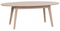 Soffbord \'Yumi\' 130x65cm - Vitpigmenterad
