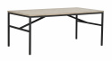 Matbord \'Gordon\' Vitpigmenterad Furu/Svart