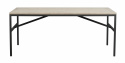 Matbord \'Gordon\' Vitpigmenterad Furu/Svart