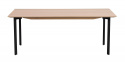 Soffbord \'Spencer\' - Vitpigmenterad/Svart 120x60
