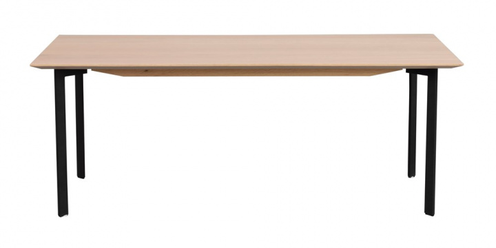 Soffbord \'Spencer\' - Vitpigmenterad/Svart 120x60 i gruppen Möbler / Bord / Soffbord hos Reforma (119273)
