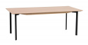 Soffbord \'Spencer\' - Vitpigmenterad/Svart 120x60