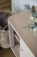 Sideboard \'Dawsone\' - Vitpigmenterad Ek
