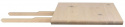 Tilläggsskiva \'Melville\' 50x95cm - Vitpigmenterad Ek