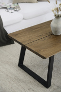 Soffbord \'Melville\' 140x65cm - Brun/Svart