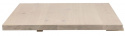 Tilläggsskiva \'Brigham\' 50x90cm - Vitpigmenterad Ek