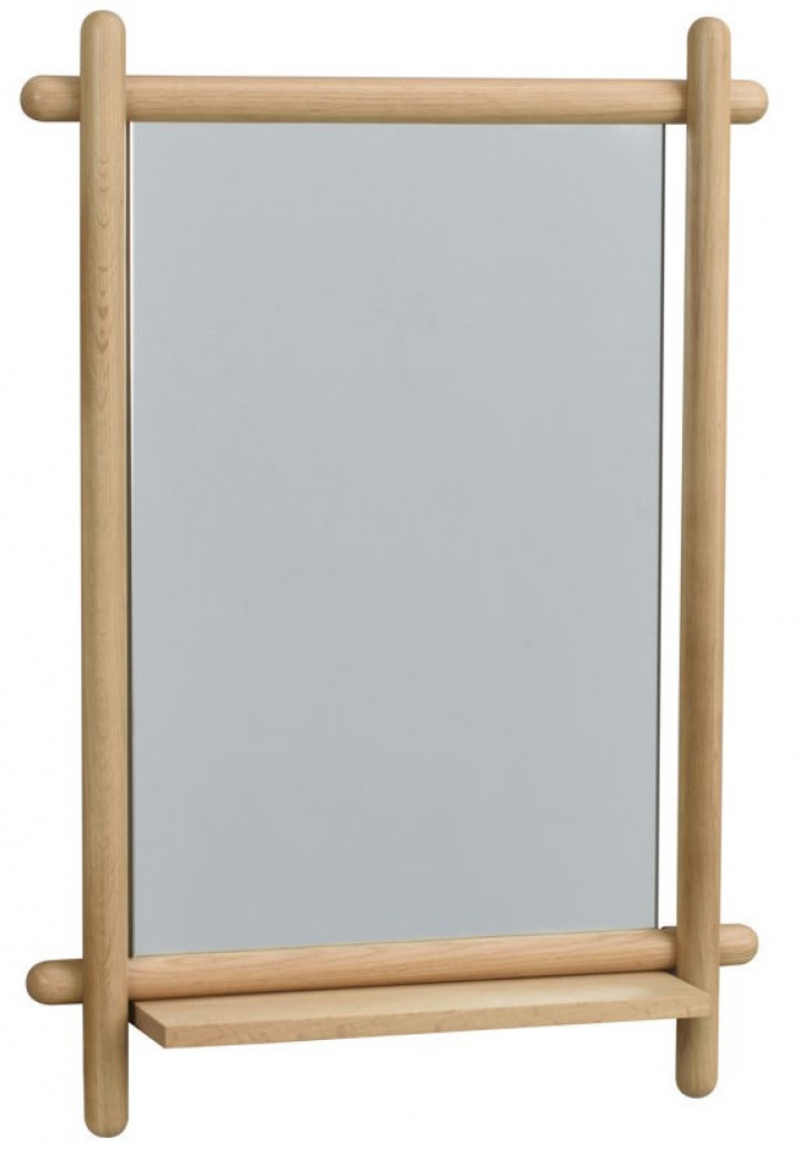 Spegel \'Milford\' 52x74 cm - Ek i gruppen INREDNING / Dekoration / Speglar hos Reforma (119503)